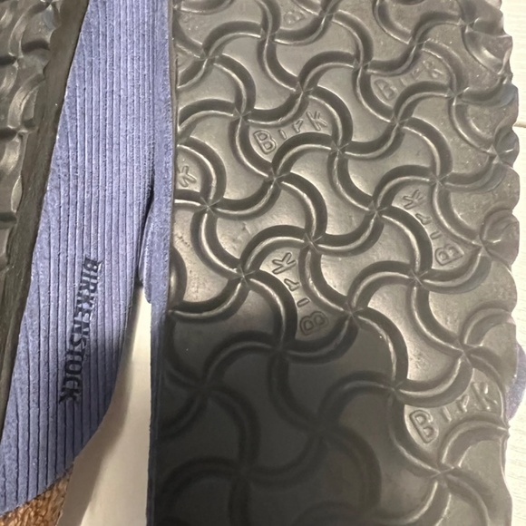 Birkenstock Boston Suede Embossed Corduroy Indigo Size 40 Medium/Narrow *NWOT* - Picture 10 of 15